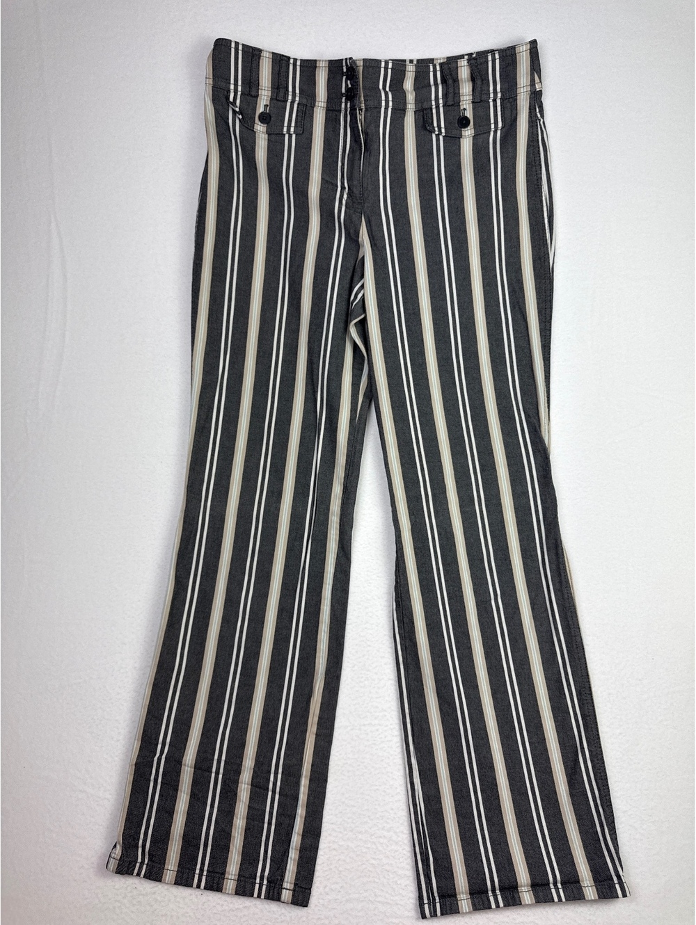 Ann Taylor LOFT Laura Striped Pants Size 10